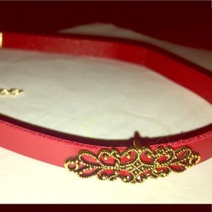 Beautiful Red Vintage Choker Necklace